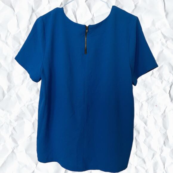 Topshop royal blue blouse - size 8 but fits like an XL - Picture 2 of 4